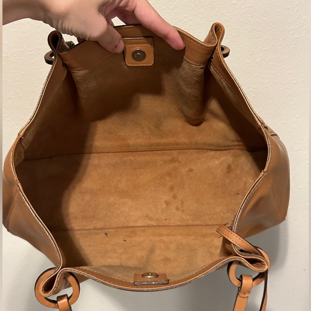 GUCCI Tom Ford Jackie Vitello Calfskin Leather Bag w/ Zip Pouch Vintage 90s VTG - Picture 15 of 16